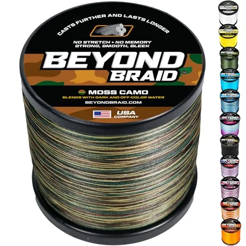 Beyond Braid 8X Moss Camo 150yd 15lb Braided Line