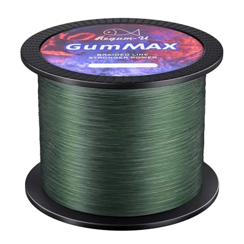 Regum-U GumMAX 8X Braided Line 80lb 545yd Blackish Green