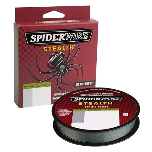 Spiderwire Stealth Braid 10lb 125yd Moss Green