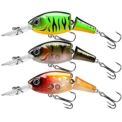 TRUSCEND Jointed Crankbait with BKK Hooks Suspending Swimbait