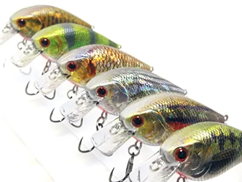 wLure HC15KB Minnow Crankbait with Tackle Box