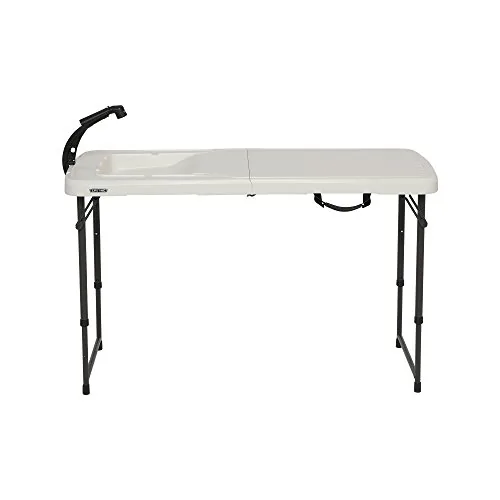 Lifetime 4-Ft Folding Fish Fillet Table with Sink