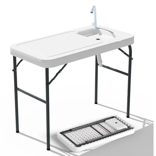 Ortus Collective Fish Cleaning Table with Sink HDPE