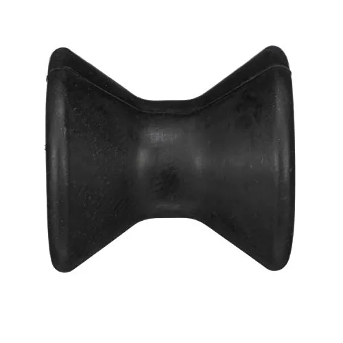 Seachoice Molded Bow Roller Black Rubber 3in x 0.5in