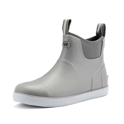 CKWLXQY Waterproof Ankle Deck Boots Anti-Slip Rubber