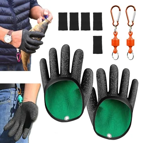 Aidmi Magnet-Release Fish Handling Gloves