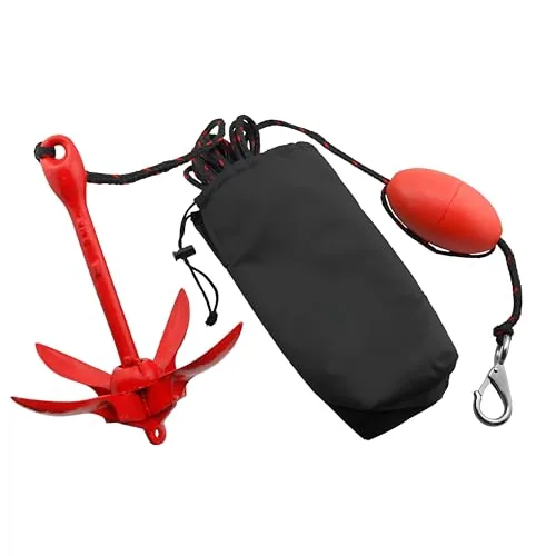 MarineNow 3.5 lb Folding Grapnel Anchor Kit