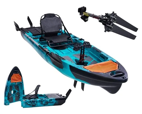 Albott Modular Pedal Kayak with Fin Drive, 420lb Cap