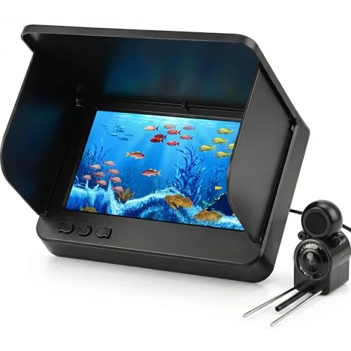 Takkicept Portable Fish Finder 5-Inch IPS Underwater Camera