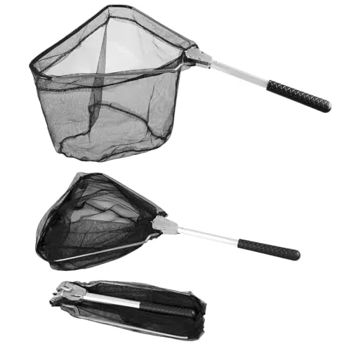 RESTCLOUD Small Folding Landing Net 20.5 Inch Aluminum