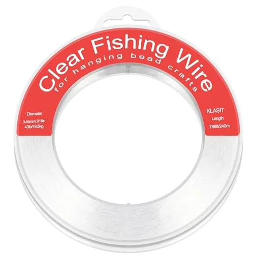 KLASIT 788FT Monofilament Line 0.45mm 43lb Clear Nylon