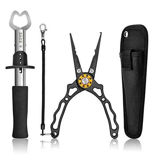 ZACX Fish Lip Gripper and Plier Combo Set
