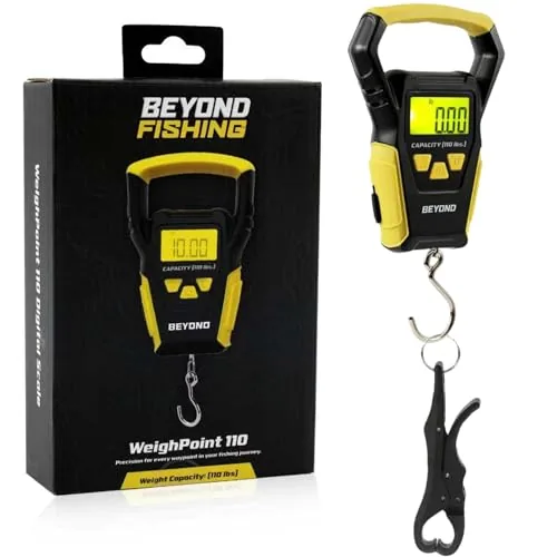 Beyond Braid Fishing Scale with Built-in Tape Measure