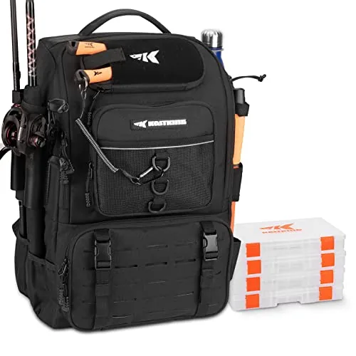 KastKing KarryAll 40L Fishing Backpack with Rod Holder