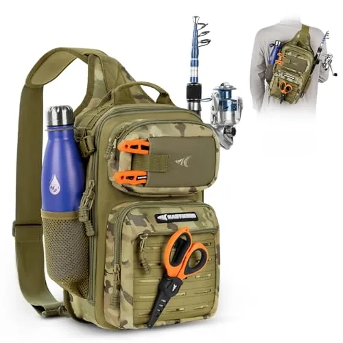 KastKing BlowBak Tactical Sling Fishing Backpack 8x6x14in