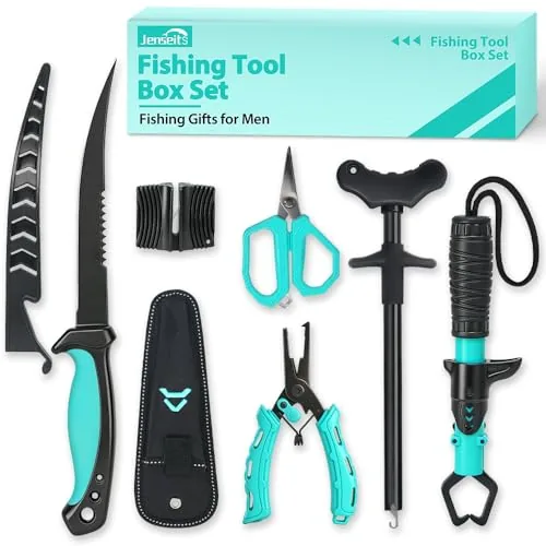 Jenseits 6-Piece Fishing Tool Kit 420 Stainless Steel