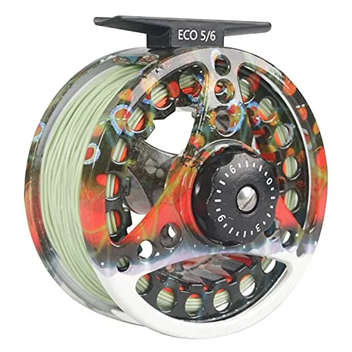 Maxcatch ECO Large Arbor Fly Reel Pre-Loaded Combo