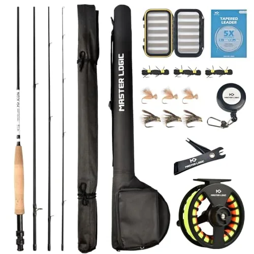 Master Logic 9ft 5/6wt Fly Rod and Reel Combo Kit