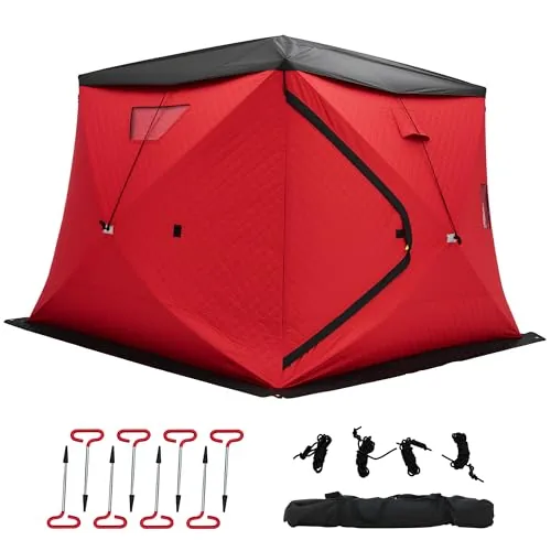 Albott 4-5 Person Pop-Up Ice Fishing Shelter