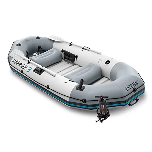 Intex Mariner 3 Inflatable Boat Set with Pump