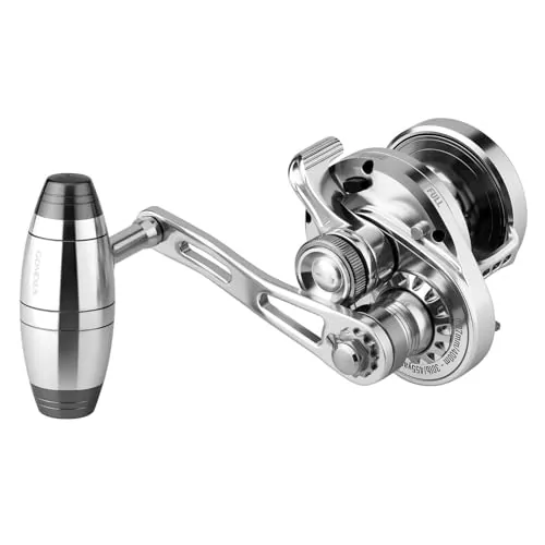GOMEXUS LS20 CNC Aluminum Lever Drag Slow Pitch Reel