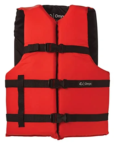 Onyx 103000 General Purpose Life Jacket Universal Red