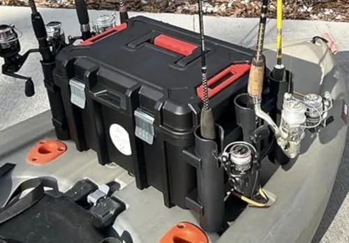 Maximize Adventure Kayak Fishing Crate 6 Rod Holders