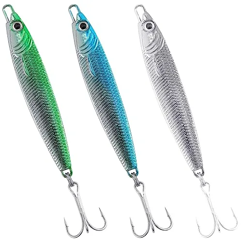 Dr.Fish Diamond Jig Mixed 1oz Saltwater Casting Spoon
