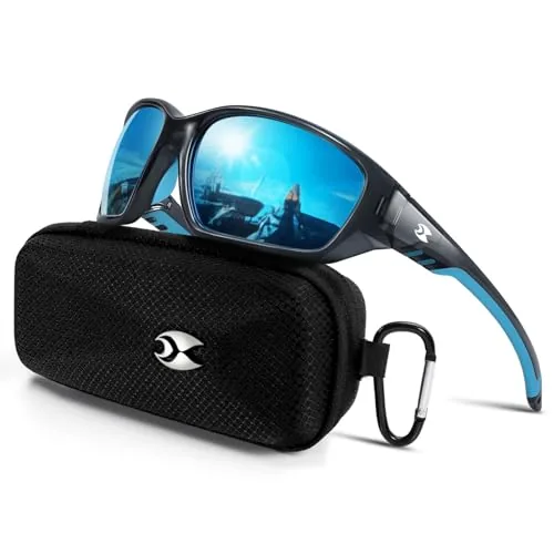 Suoso TR90 Polarized Sports Sunglasses UV400 Wrap-Around