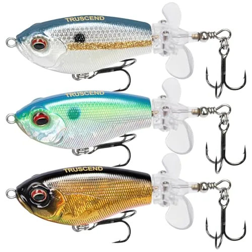 TRUSCEND Popobait Topwater Lure with BKK Hooks