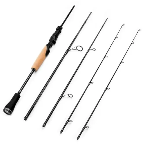 KastKing Spartacus Passage 4-Piece Travel Spinning & Casting Rod