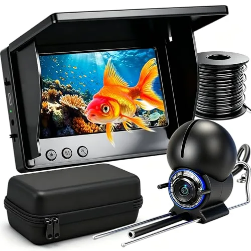 SUNMORN Underwater Fishing Camera 1080P 50ft Cable
