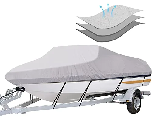 iCOVER Trailerable Boat Cover 17-19ft Heavy Duty