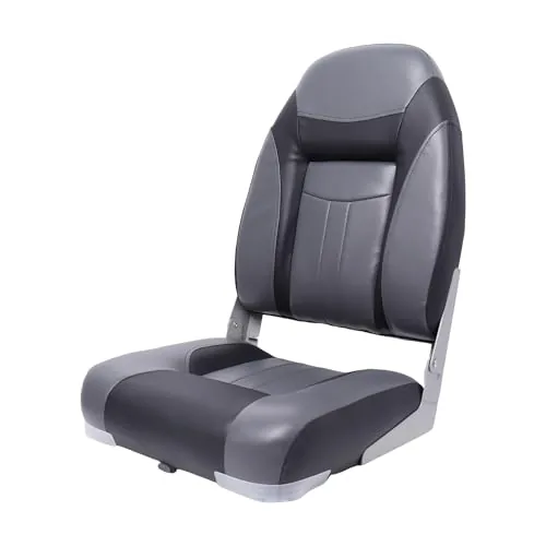 Vancus Deluxe Marine High Back Folding Boat Seat