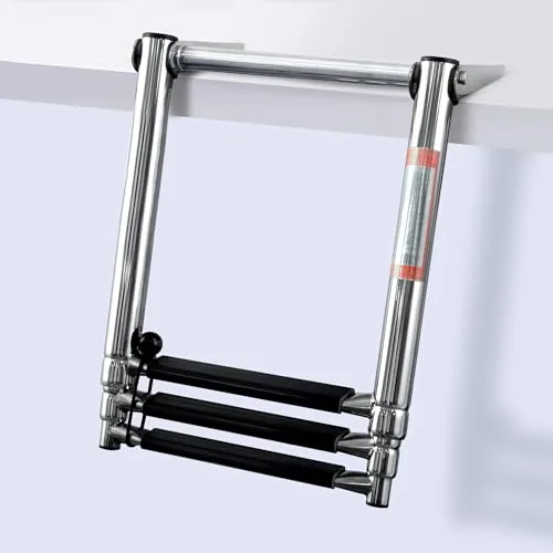 Marinexplore Telescoping Pontoon Ladder 500lb Capacity