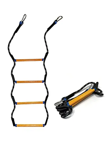 MVBouresu 4-Step Boat Rope Ladder 450lb Rated