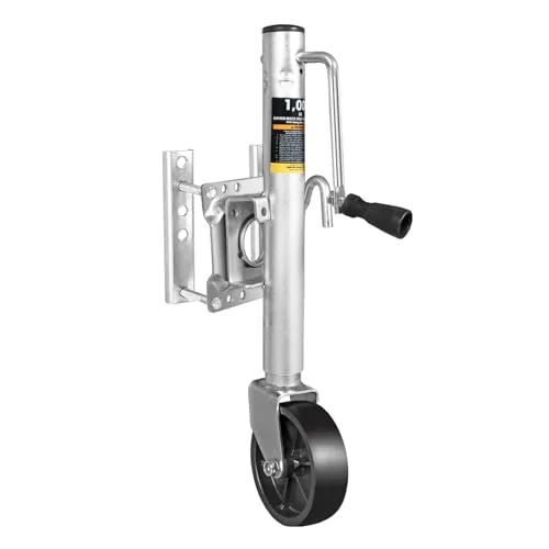 BIG RED 1000 lb Swivel Boat Trailer Jack with Wheel