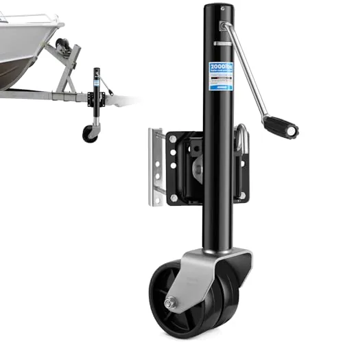 Kohree 2000 lb Swivel Trailer Jack with Dual Wheel
