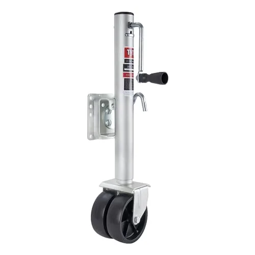TYT 2000 lb Swivel Trailer Jack with Dual 6in Wheels