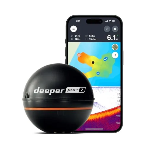 Deeper PRO+ 2 Castable Sonar with Built-In GPS