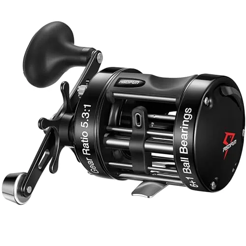 Piscifun Chaos XS Round Baitcaster, 50 Right Hand