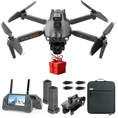 Feoffey 4K Fishing Drone with 3-Axis Gimbal
