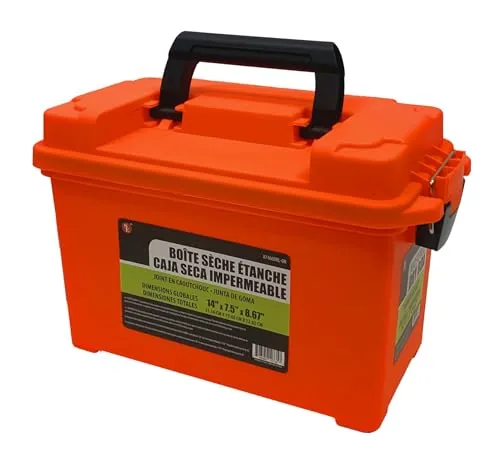 SE 87466DBL-OR Waterproof Dry Box 14in Orange
