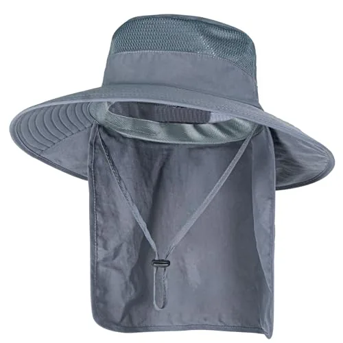 ZOORON UPF 50+ Bucket Hat with Neck Flap