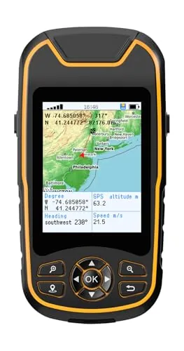 NiesahYan Handheld GPS 36Hr Battery USA Topo Maps
