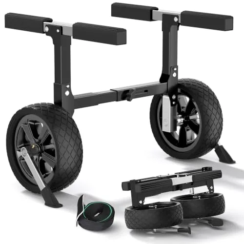GanFindX Foldable Kayak Cart 300 lb Stainless Steel