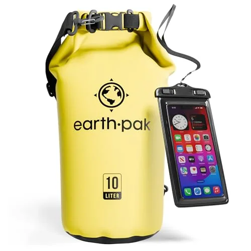 Earth Pak 10L IPX8 Waterproof Roll Top Dry Bag