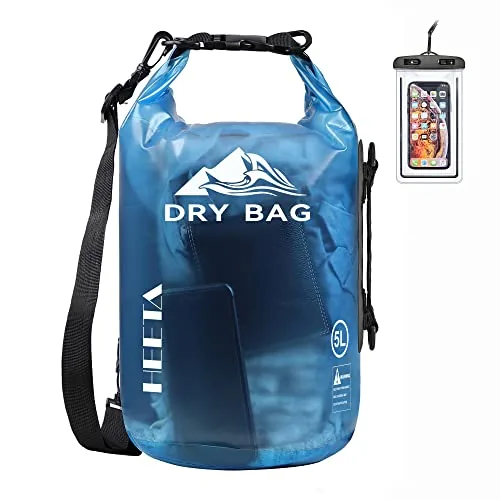 HEETA 10L Transparent Waterproof Dry Bag Backpack