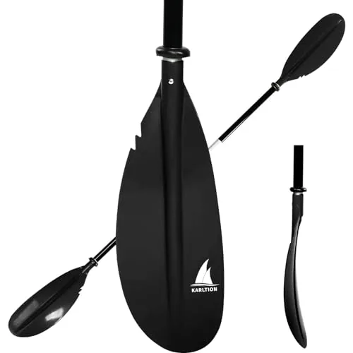 Karltion Adjustable 2-Piece Aluminum Kayak Paddle 220cm