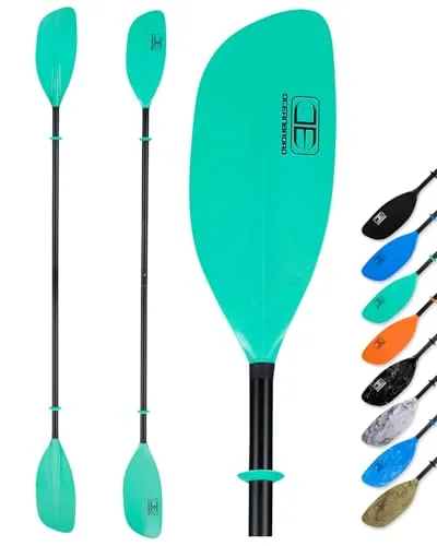 OCEANBROAD 86in Alloy Shaft 2-Piece Floatable Kayak Paddle